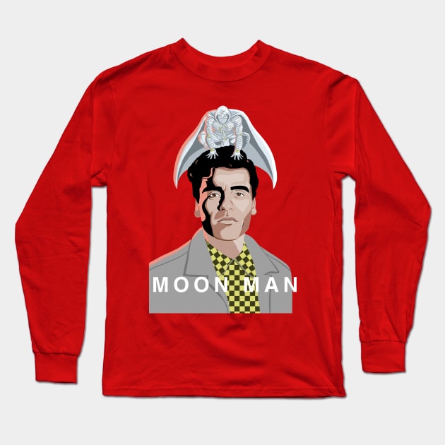 Moon Man Long Sleeve T-Shirt by MarianoSan